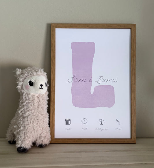 Bokstavstavla till barnrummet.cejiform.se